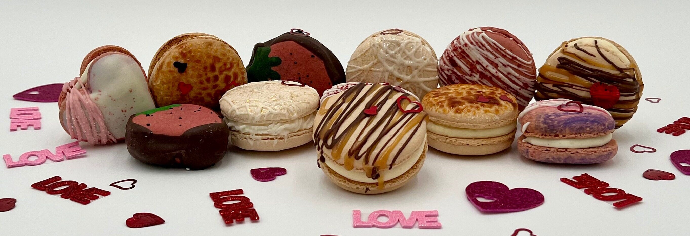 Valentines Day Macaron Set