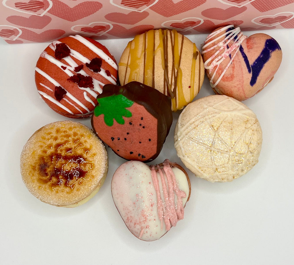 Valentines Day Macaron Set