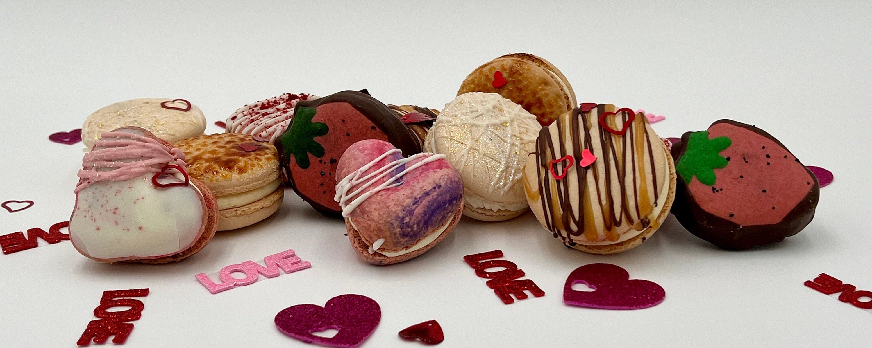 Valentines Day Macaron Set