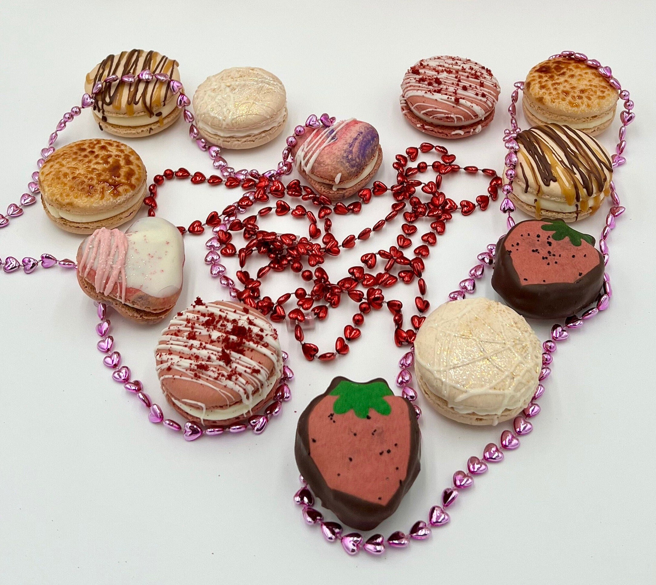 Valentines Day Macaron Set