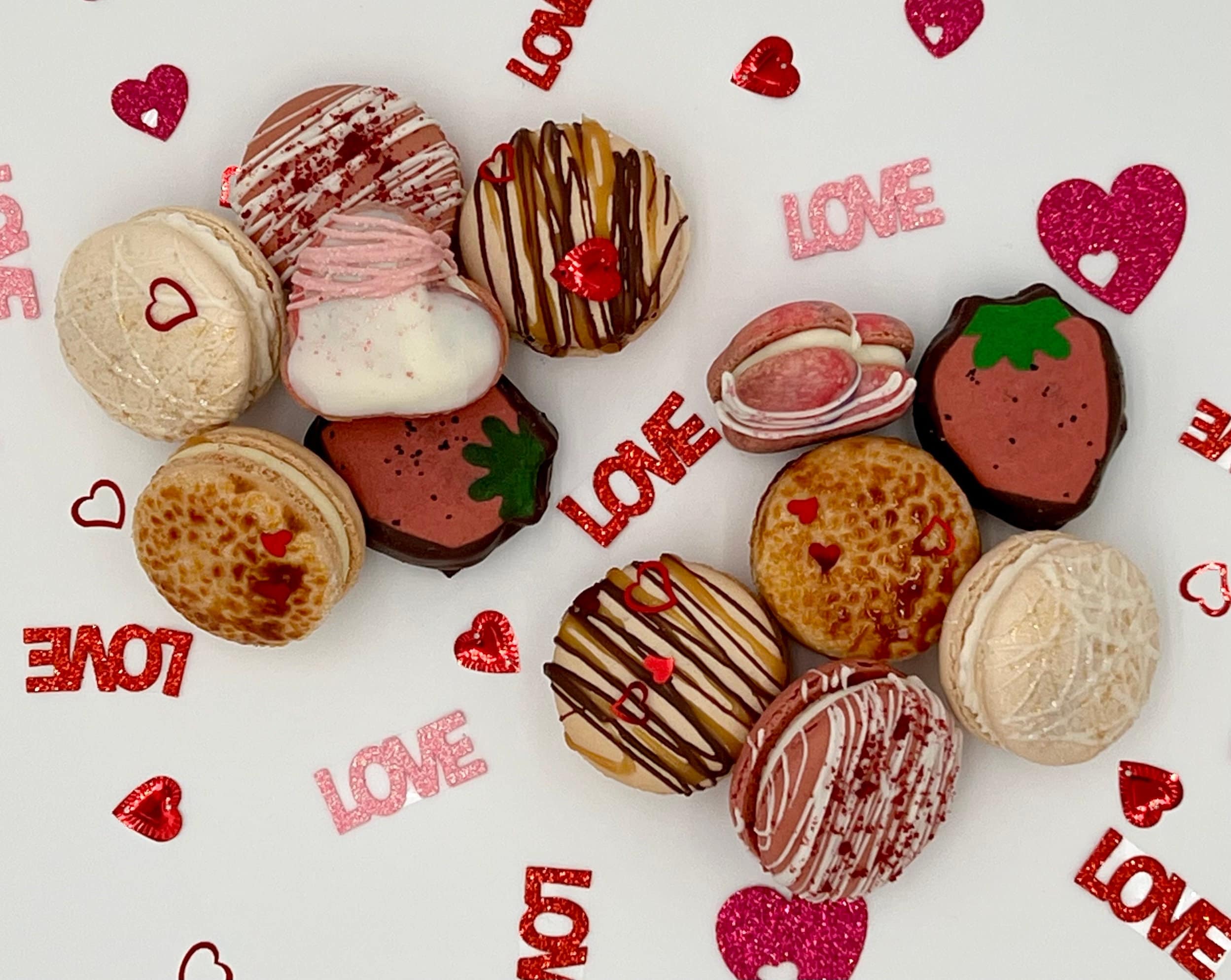 Valentines Day Macaron Set