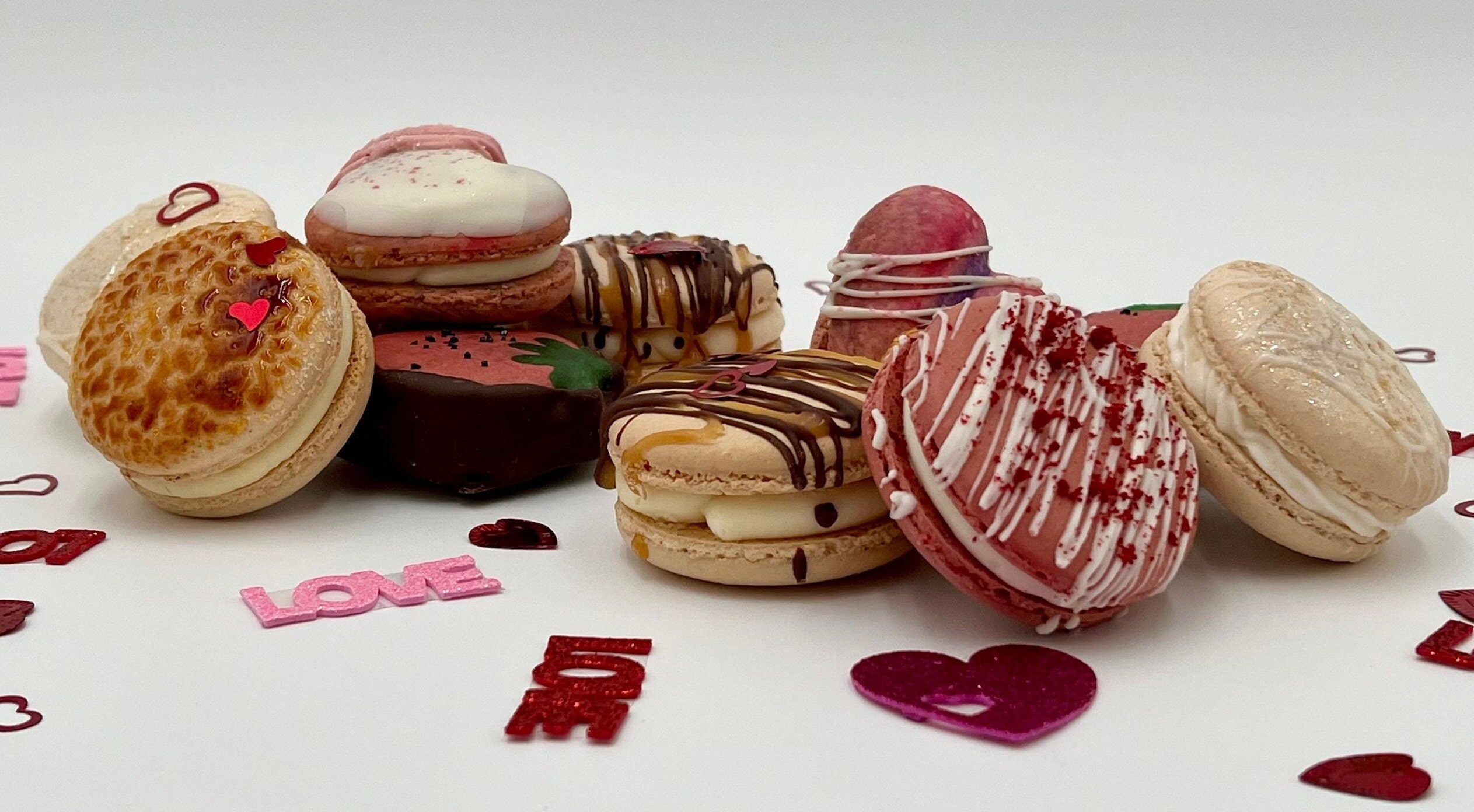 Valentines Day Macaron Set